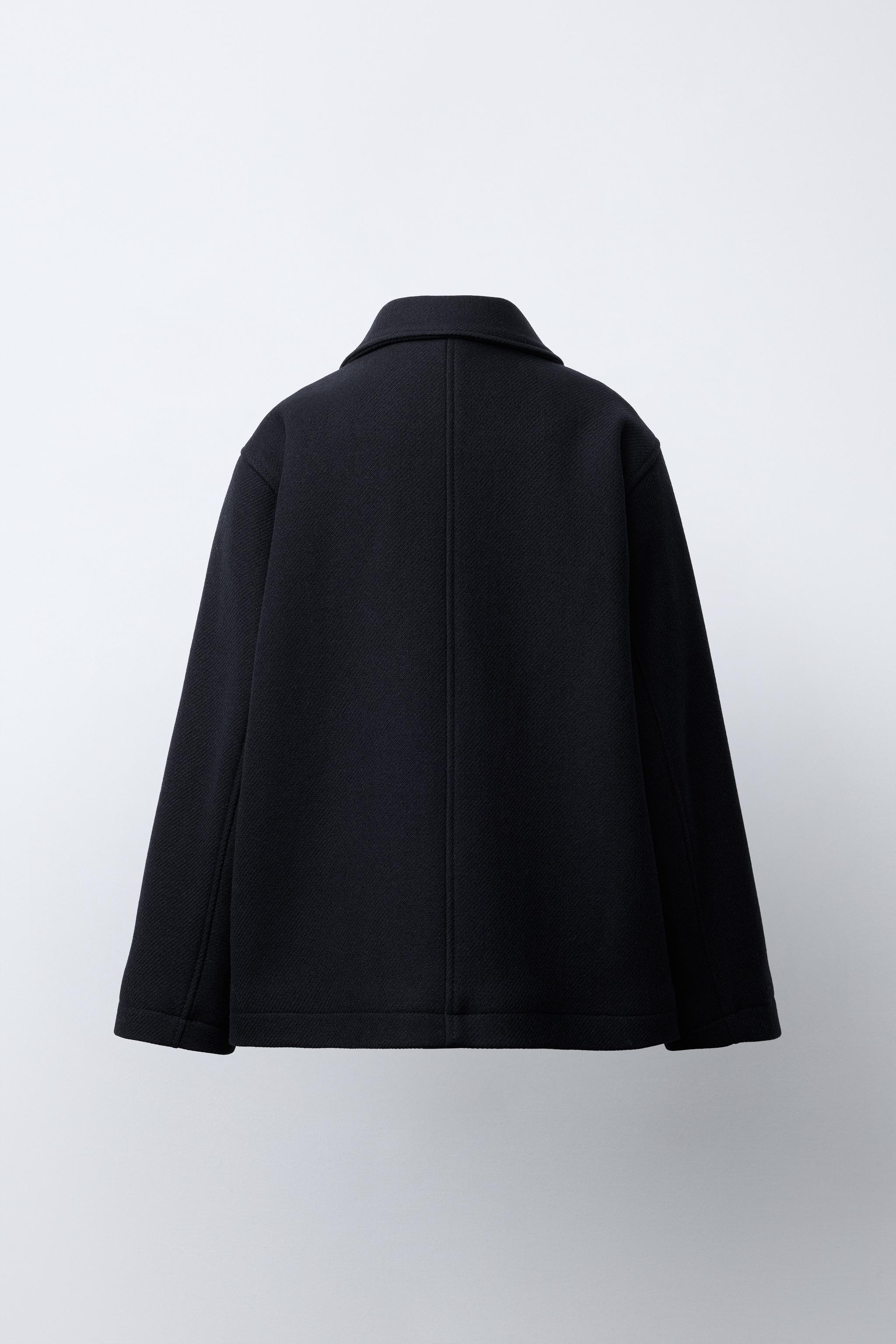 CROPPED WOOL CLOTH JACKET